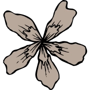 Ikona kwiatowy płatek